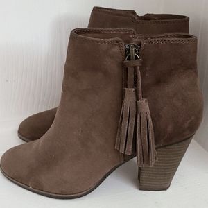 Plume ankle booties
